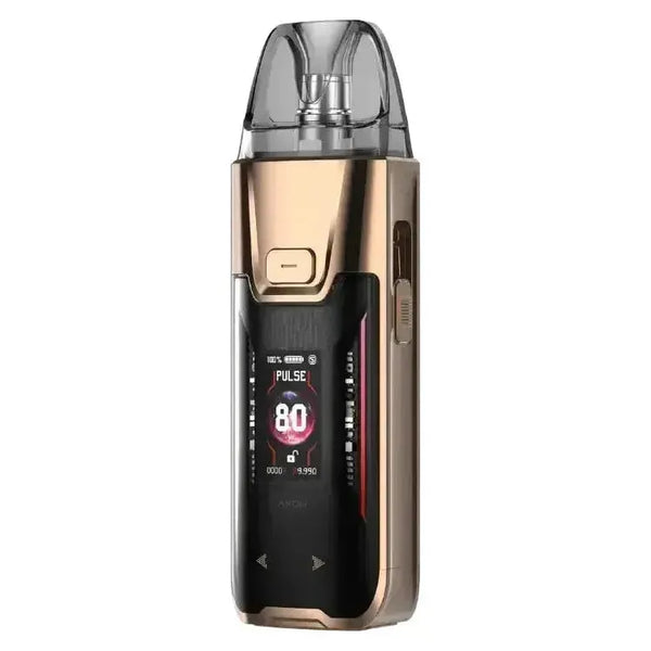 Vaporesso Luxe XR Max 2 pod kit with sleek design, 80W power, and OLED display.