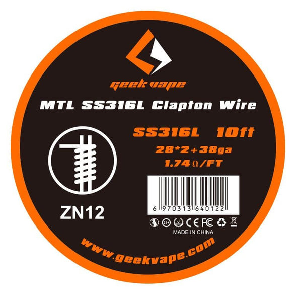 Geek Vape SS316L Clapton MTL ZN12