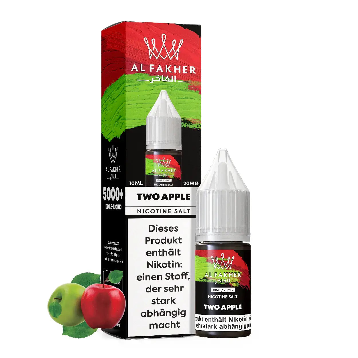 Al Fakher Liquids Nikotinsalz 20mg/ 10ml Al Fakher Liquids Nikotinsalz 20mg/ 10ml