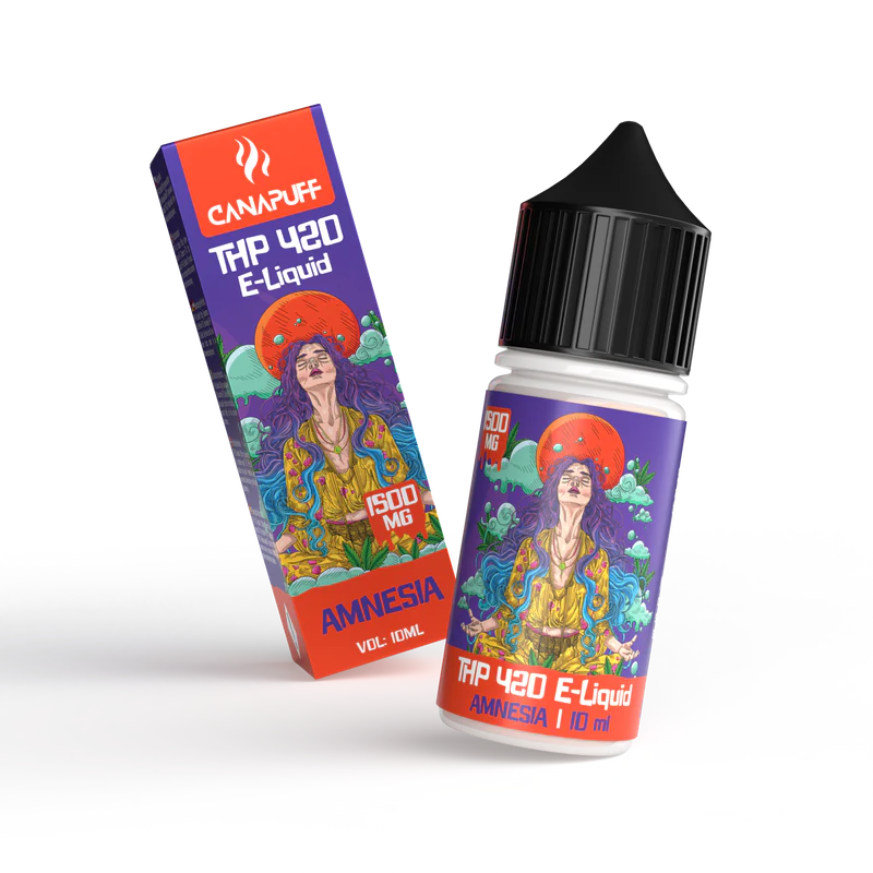 Canapuff THP 420 E-Liquid 1500mg Amnesia