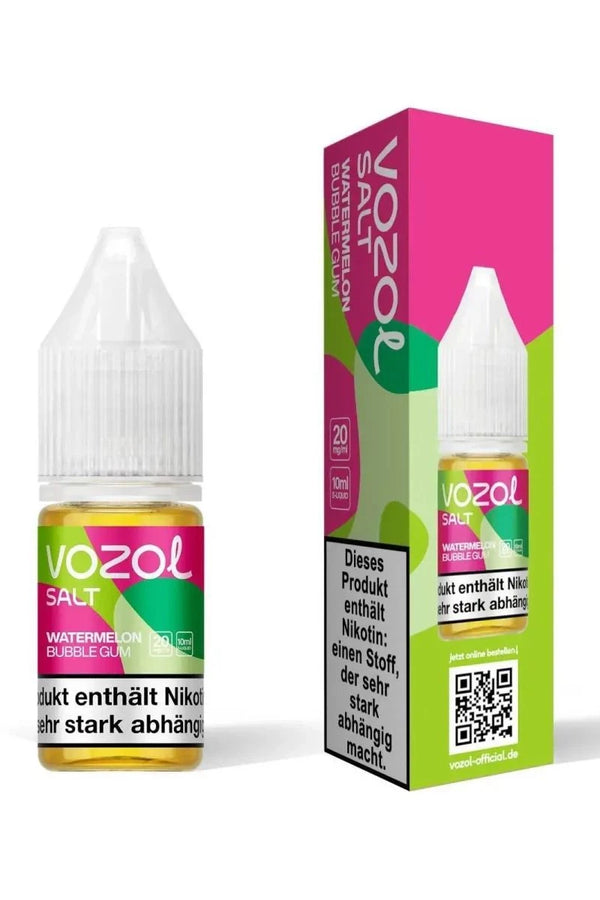VOZOL Watermelon Bubble Gum Nikotinsalz Liquid 10 ml Flasche – Wassermelone Kaugummi