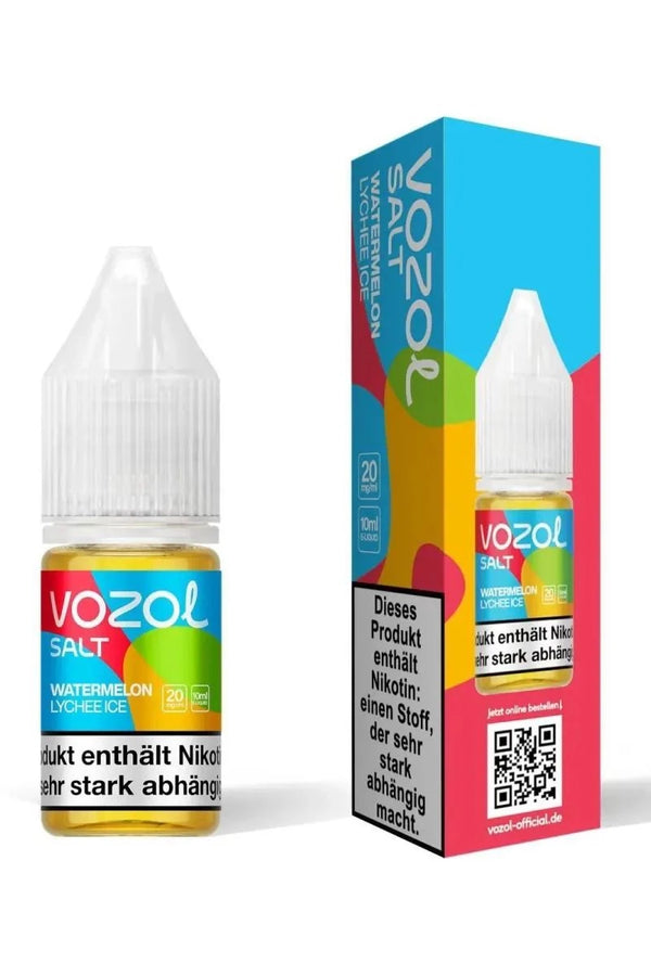 VOZOL Watermelon Lychee Ice Nikotinsalz Liquid 10 ml Flasche – Wassermelone Litschi Ice