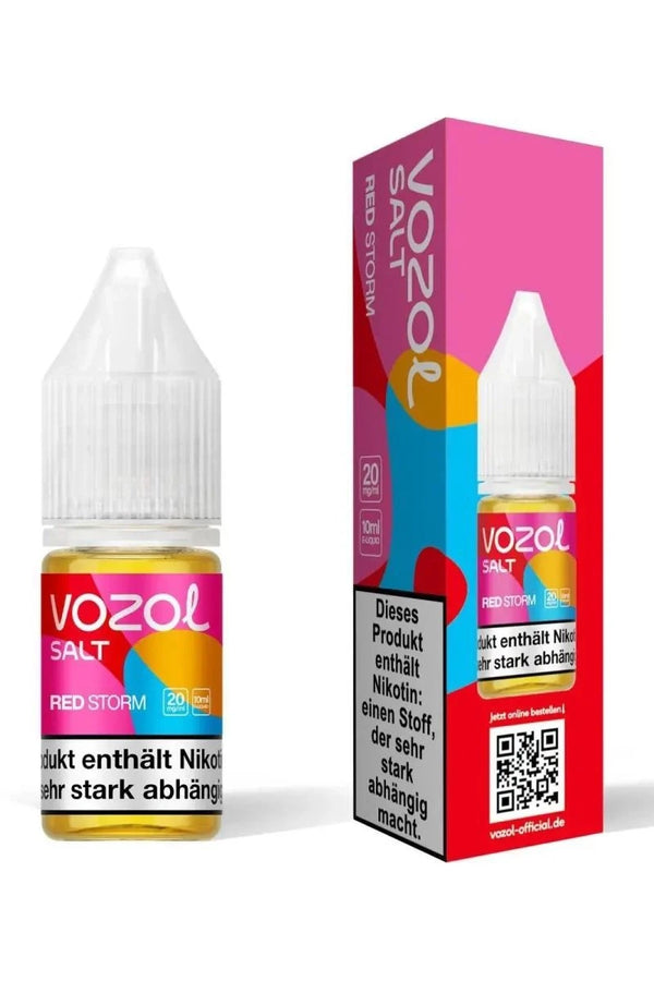 VOZOL Red Storm Nikotinsalz Liquid 10 ml Flasche – Energy Drink