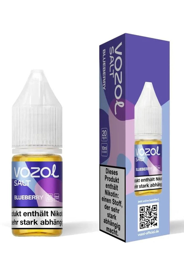 VOZOL Blueberry Nikotinsalz Liquid 10 ml Flasche – Blaubeere