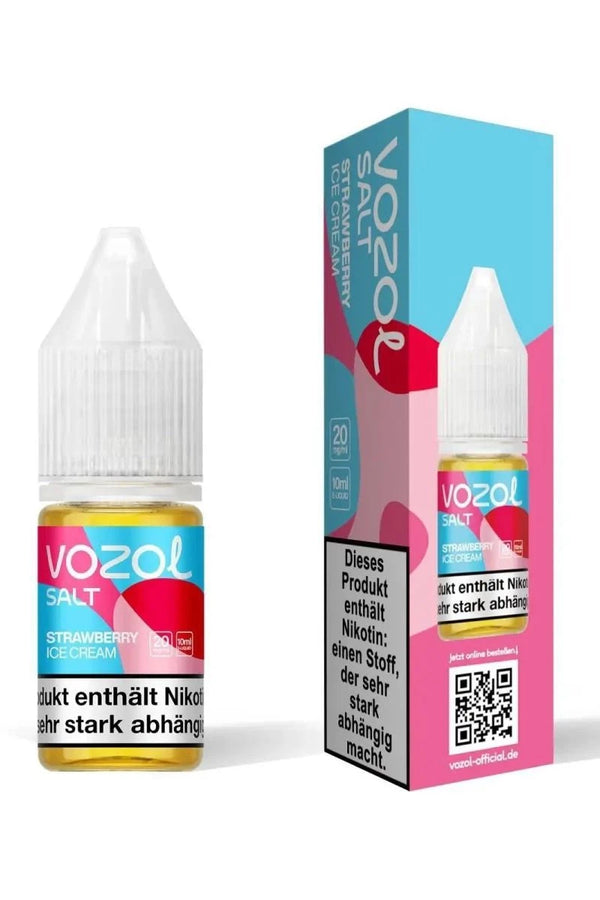 VOZOL Strawberry Ice Cream Nikotinsalz Liquid 10 ml Flasche – Erdbeer-Eiscreme