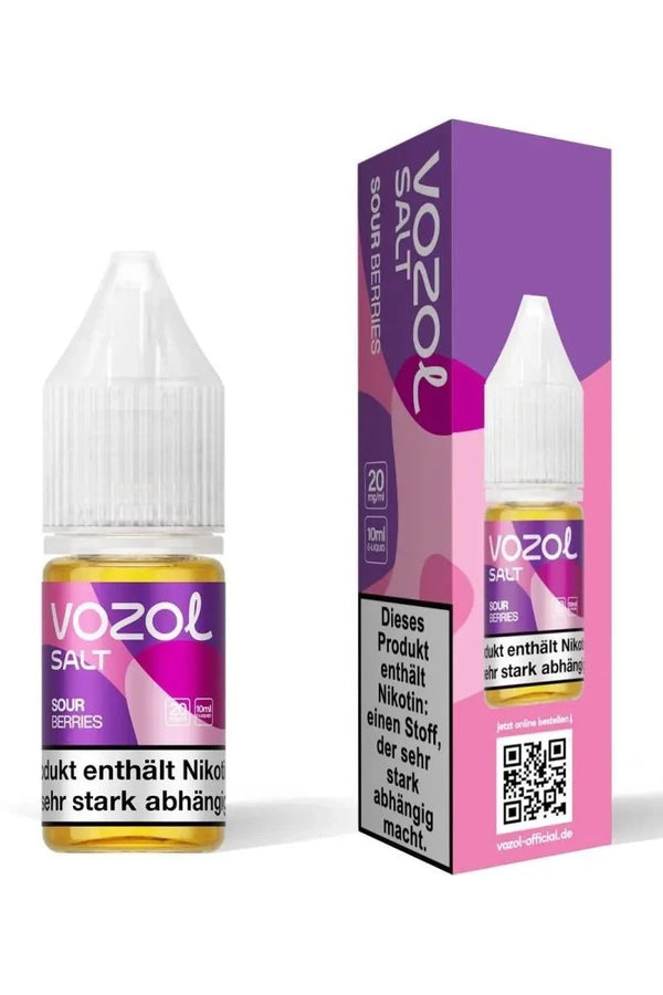 VOZOL Sour Berries Nikotinsalz Liquid 10 ml Flasche – Saure Beeren