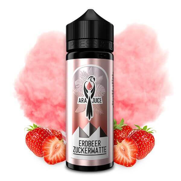 Ara Juice - Erdbeer Zuckerwatte - 20 ml Aroma - Haus des Dampfes