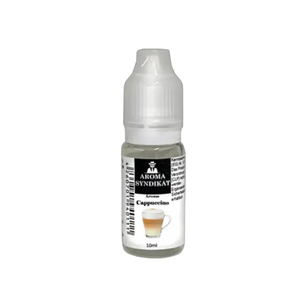 AROMA SYNDIKAT - Cappuccino - 10 ml Aroma – Aroma Flasche Produktfoto