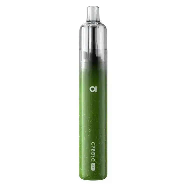 Aspire Cyber G Slim E-Zigaretten-Set in grün, kompakt und leistungsstark für MTL-Dampfen.