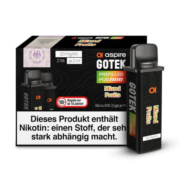 Aspire GoTek Pod - Vorbefüllt (2 Stück pro Packung) - Haus des Dampfes