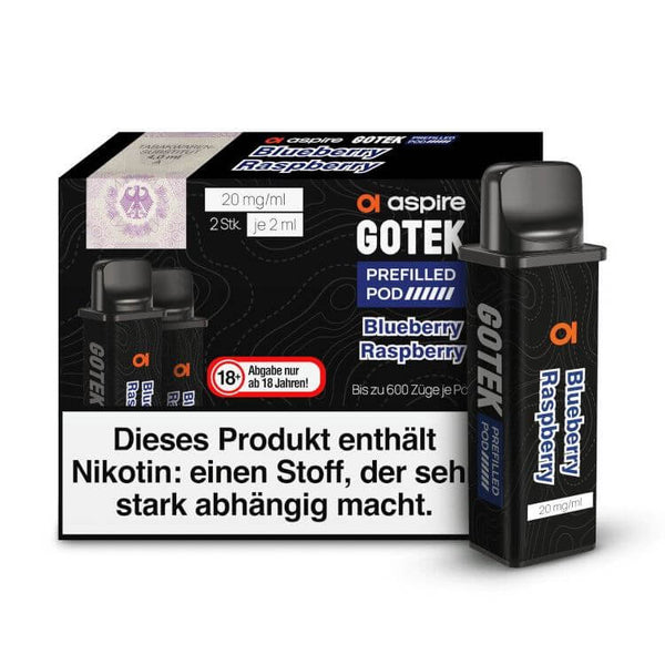 Aspire GoTek Pod - Vorbefüllt (2 Stück pro Packung) - Haus des Dampfes