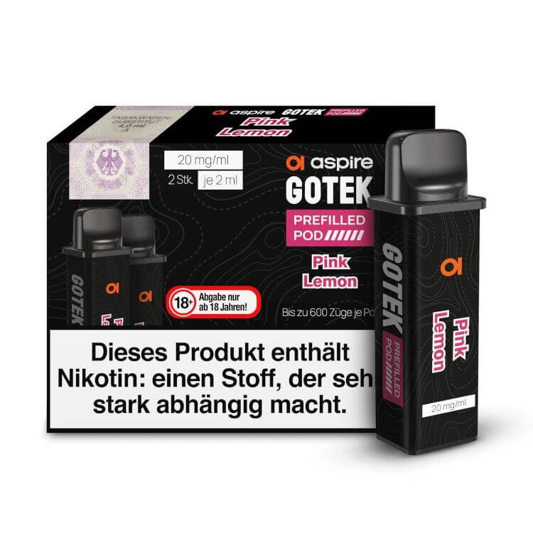 Aspire GoTek Pod - Vorbefüllt (2 Stück pro Packung) - Haus des Dampfes