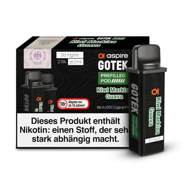 Aspire GoTek Pod - Vorbefüllt (2 Stück pro Packung) - Haus des Dampfes