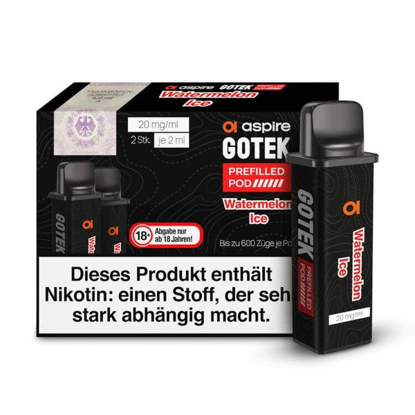 Aspire GoTek Pod - Vorbefüllt (2 Stück pro Packung) - Haus des Dampfes