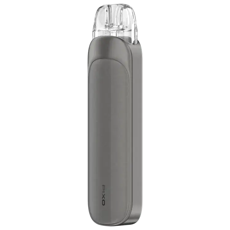 Aspire Pixo E-Zigarette in sleek grey design, compact pod system for versatile vaping experiences.