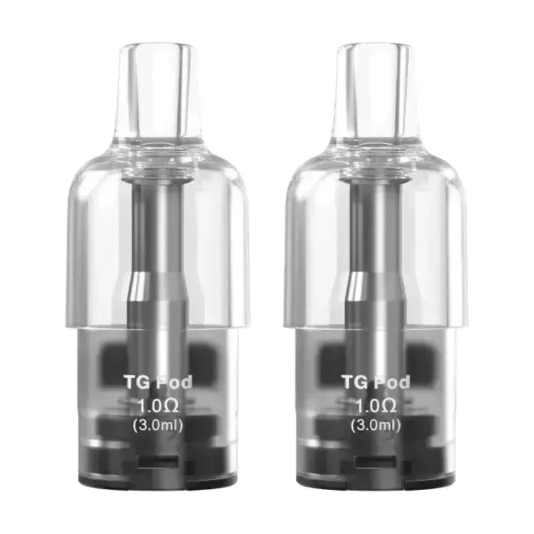 Aspire TG Pods (1.0 Ohm) - MTL disposable pod system for enhanced flavor and low vapor production.