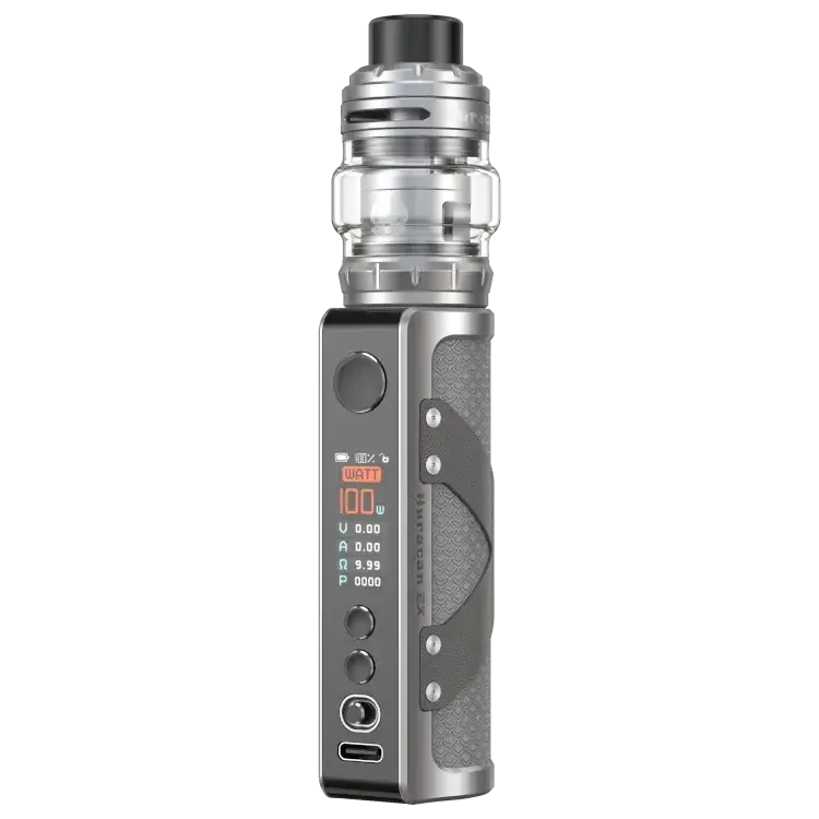 Aspire Huracan EX E-Zigaretten-Set mit 100 Watt und 6ml Tankvolumen im detailreichen Design.