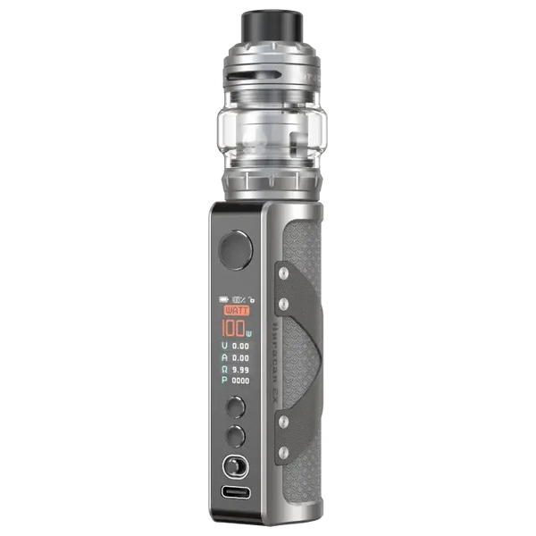 Aspire Huracan EX E-Zigaretten-Set mit 100 Watt und 6ml Tankvolumen im detailreichen Design.