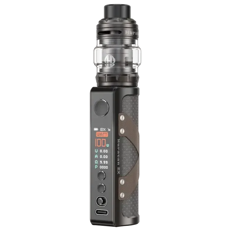Aspire Huracan EX E-Zigaretten-Set mit 100 Watt Leistung und 6ml Clearomizer.