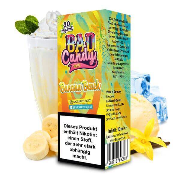 Bad Candy - Banana Beach Nikotinsalz - 20 mg/ml - Haus des Dampfes