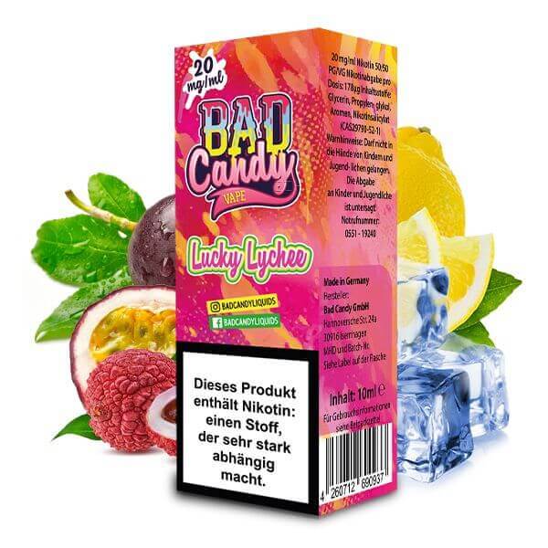 Bad Candy - Lucky Lychee Nikotinsalz - 20 mg/ml - Haus des Dampfes
