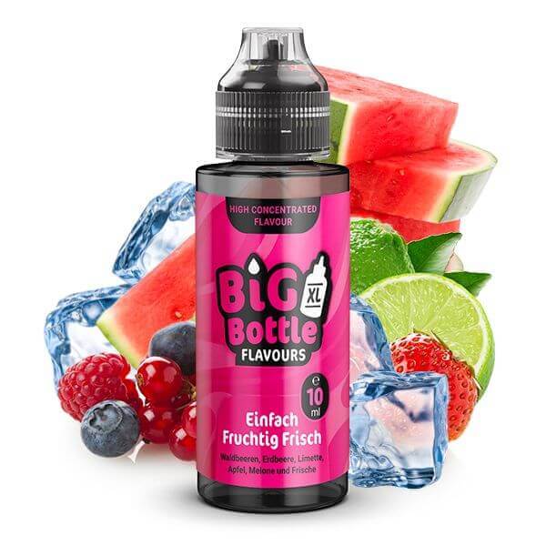 Big Bottle - Einfach Fruchtig Frisch - 10 ml Aroma - Haus des Dampfes