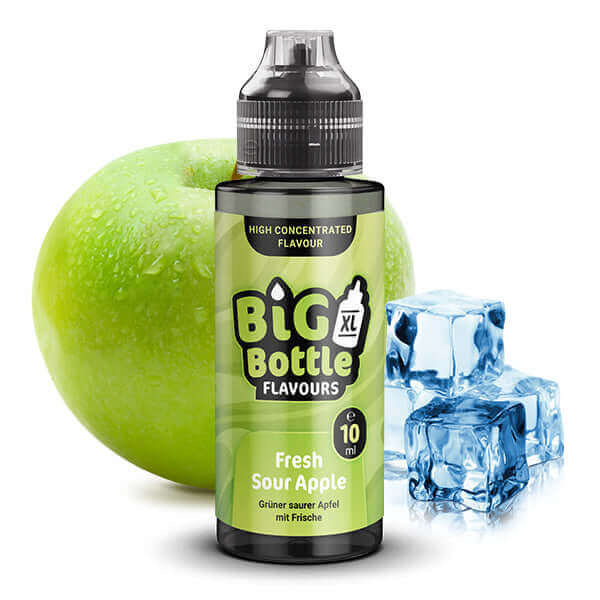 BIG BOTTLE - Fresh Sour Apple Aroma 10 ml - Haus des Dampfes
