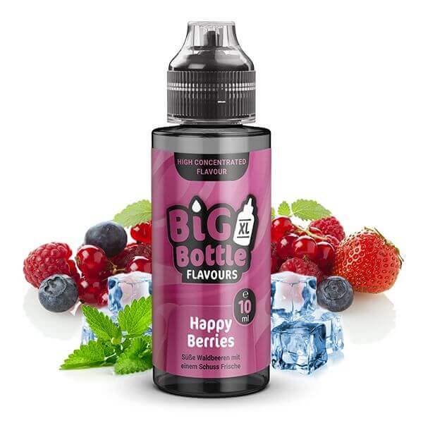 Big Bottle - Happy Berries - 10 ml Aroma - Haus des Dampfes