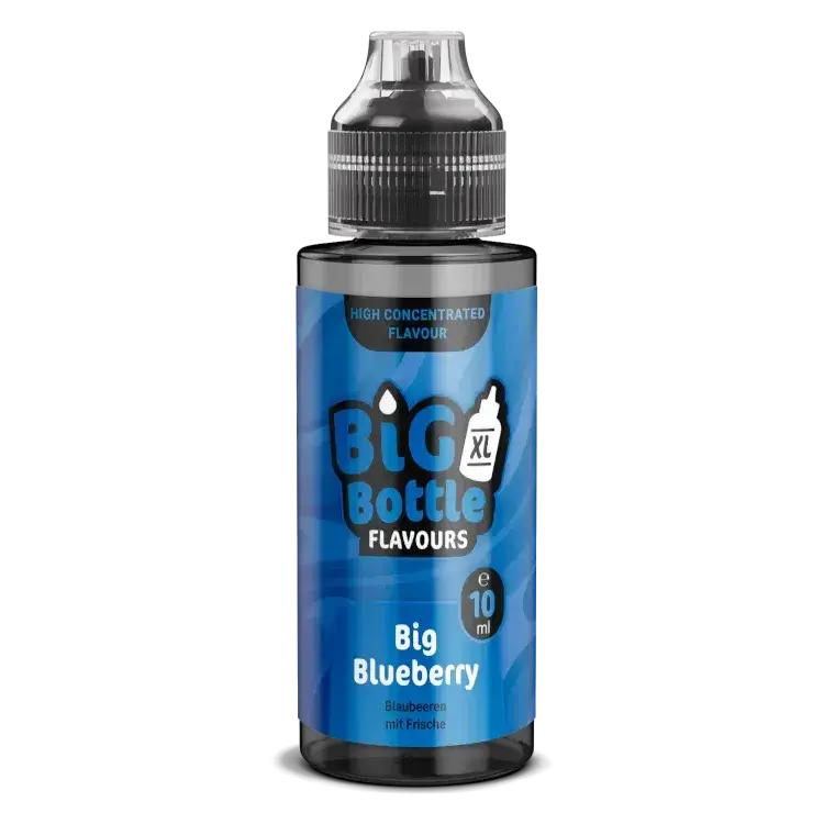 Big Blueberry Longfill Aroma in a 10 ml bottle, delivering rich blueberry flavor with a refreshing twist.