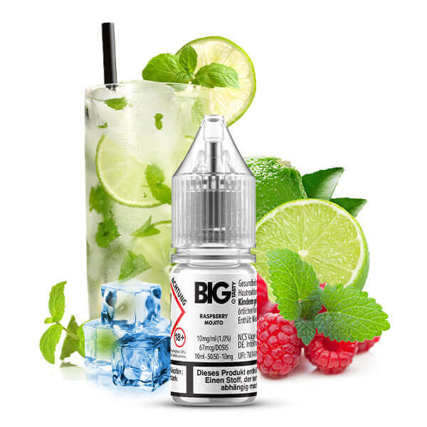 BIG TASTY - Raspberry Mojito Nikotinsalz Liquid 10 ml - Haus des Dampfes
