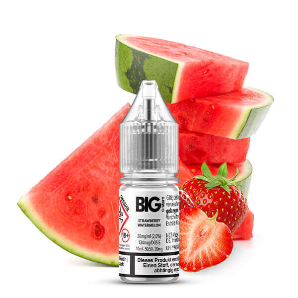BIG TASTY - Strawberry Watermelon Nikotinsalz Liquid 10 ml - Haus des Dampfes