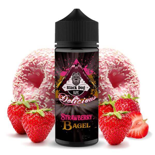 BLACK DOG - Strawberry Bagel - 20 ml Aroma - Haus des Dampfes