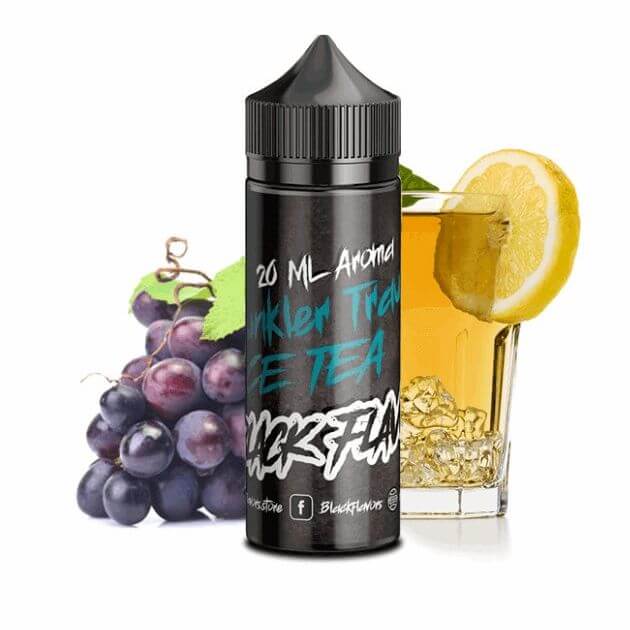 BLACK FLAVOURS - Dunkler Trauben Ice Tea - 10 ml Aroma - Haus des Dampfes