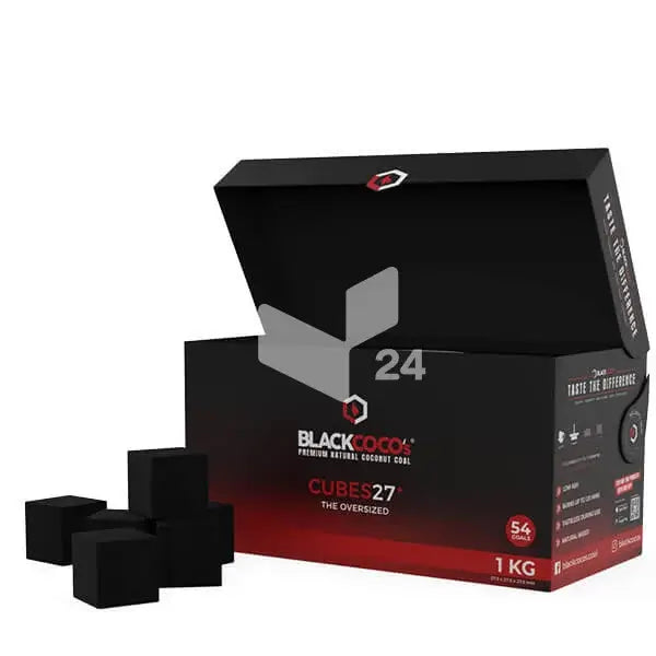 BLACKCOCO Kohle 26mm/27mm / 1kg (Shisha Kohle)