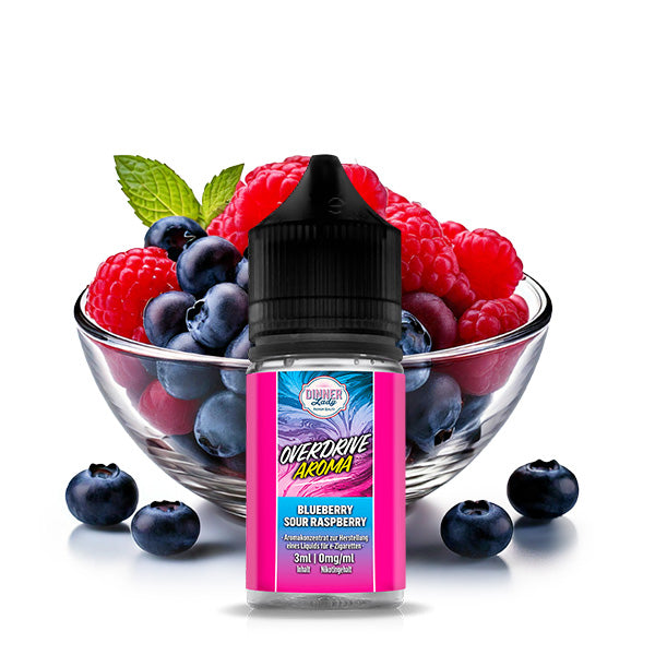 DINNER LADY OVERDRIVE - Blueberry Sour Raspberry - Aroma 3ml