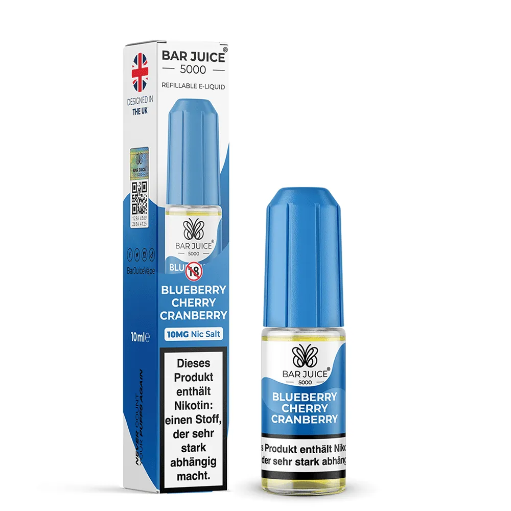 BAR JUICE  5000 - Blueberry Cherry Cranberry - Liquid 10ml