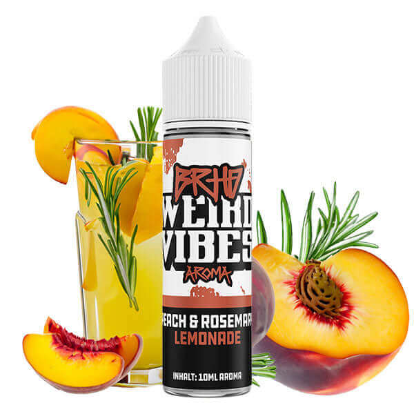 BRHD - Weird Vibes - Peach& Rosemary - Lemonde 10 ml Aroma - Haus des Dampfes