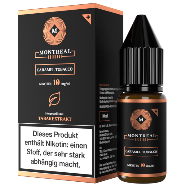 Montreal Original Nikotinsalz-Liquids – Echter Zigarettengeschmack für deine E-Zigarette 10ml