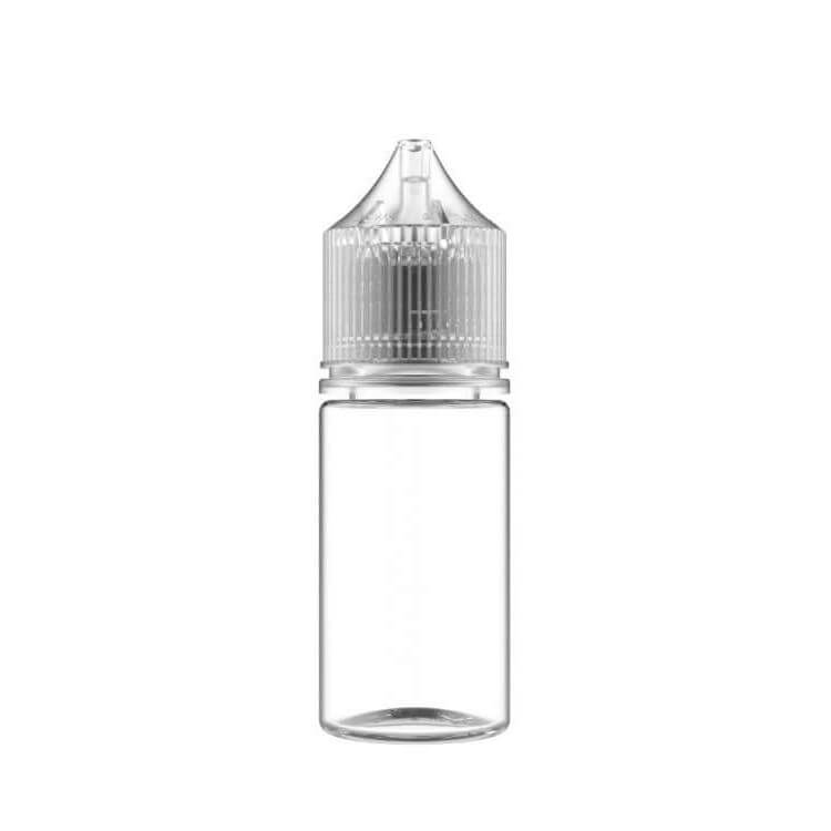 Chubby Gorilla - Leerflasche 30 ml - Flasche transparent + transparente Cap - Haus des Dampfes