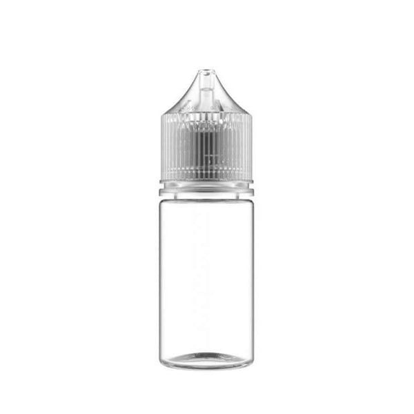 Chubby Gorilla - Leerflasche 30 ml - Flasche transparent + transparente Cap - Haus des Dampfes