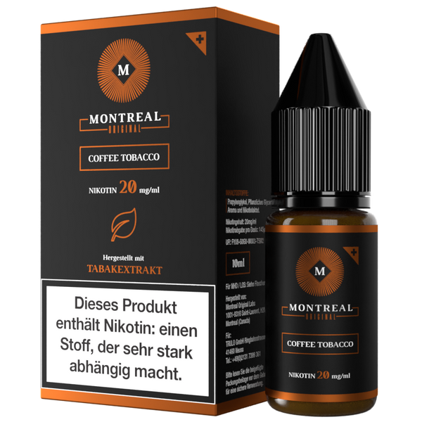 Montreal Original Nikotinsalz-Liquids – Echter Zigarettengeschmack für deine E-Zigarette 10ml