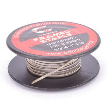 Coilology - Framed Staple Nichrome Spule (10ft) 2 - 26/4 - 0,4*0,1/36 - Haus des Dampfes