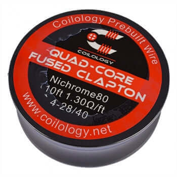 Coilology - Quad Core Fused Clapton Nichrome Spule (10ft) - Haus des Dampfes