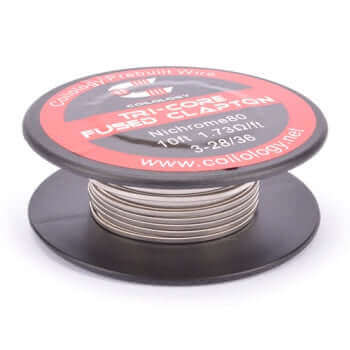 Coilology - Tri - Core Fused Clapton Nichrome Spule (10ft) 3 - 28/36 - Haus des Dampfes