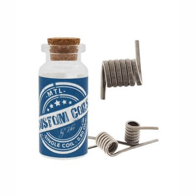 Custom Coils made by Ziko / Widerstand: Single 0,8 Ohm - Haus des Dampfes