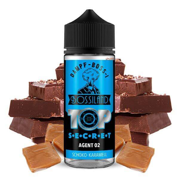 DAMPF - BOSS - I - BOSSILAND TOP SECRET - Agent 02 - 20 ml Aroma - Haus des Dampfes