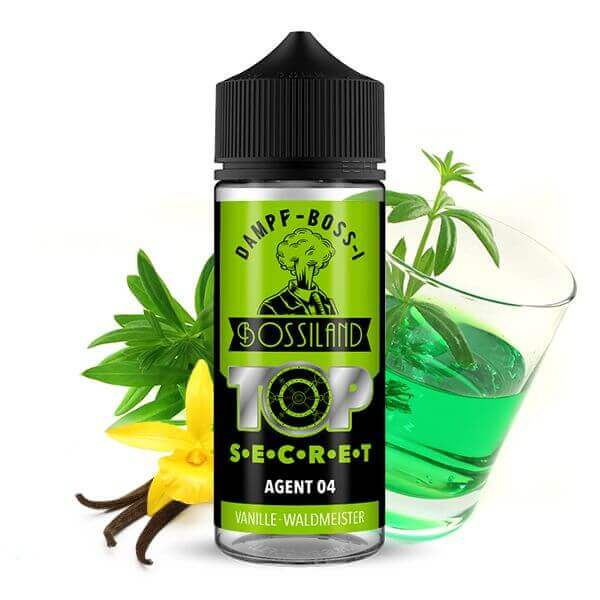 DAMPF - BOSS - I - BOSSILAND TOP SECRET - Agent 04 - 20 ml Aroma - Haus des Dampfes