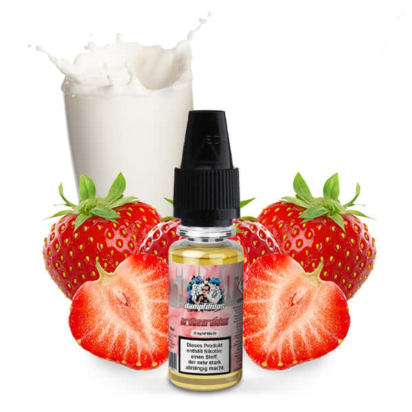 DAMPFDIDAS - Erdbeerdidas Nikotinsalz Liquid 10 ml – Liquid Flasche Produktfoto