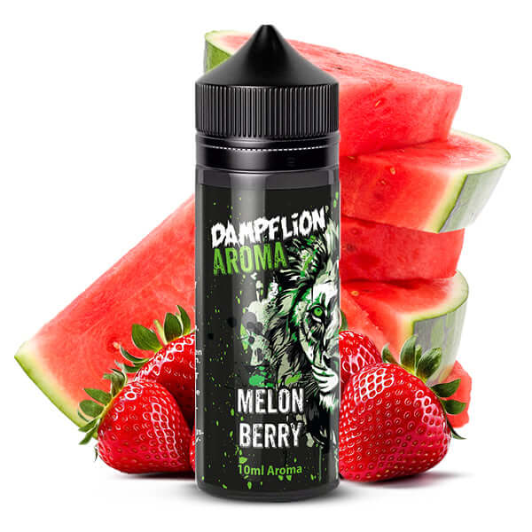 DAMPFLION INTENSE Melon Berry Aroma 10ml bottle with watermelon and strawberries, perfect for intense flavor.