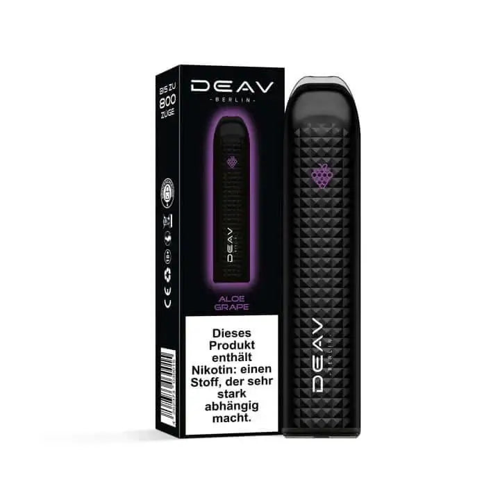DEAV - Einweg E - Zigarette - Aloe Grape - 20 mg/ml - Haus des Dampfes